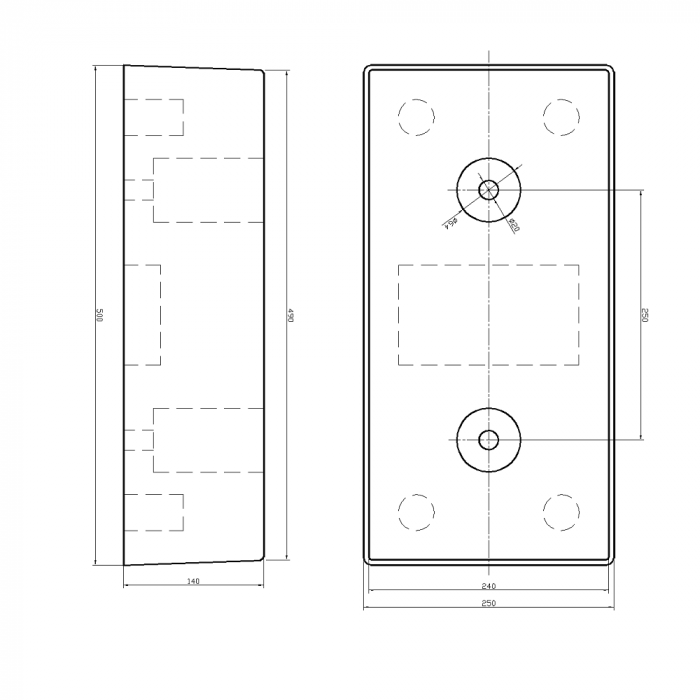 Tampon cauciuc  dim 500x250x90 mm [2]