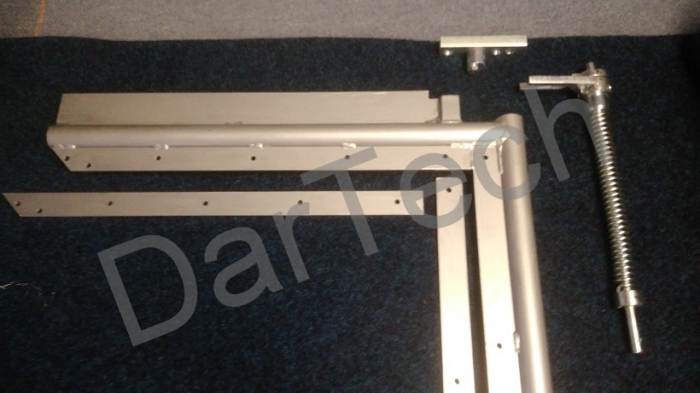 Usa batanta DARFLEX cu folie pvc transparenta cu rama din otel zincat sau vopsite [5]