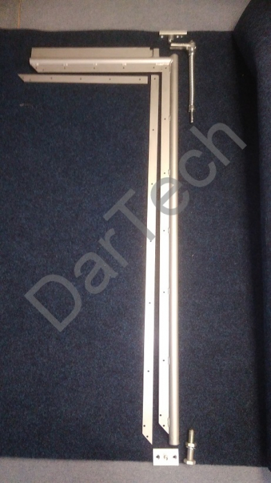 Usa batanta DARFLEX cu folie pvc transparenta cu rama din otel zincat sau vopsite [4]