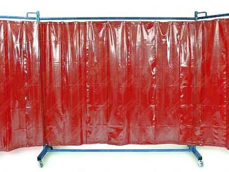 Cadru metalic pentru cortine/perdea protectie sudura cu roti [4]