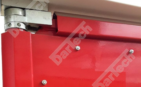 Usa batanta DARFLEX cu folie pvc transparenta cu rama din otel zincat sau vopsite [9]