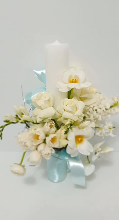 lumanare-botez-iasi-alb-bleu-flori-naturale [5]