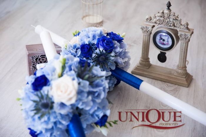 lumanari-cununie-royal-blue-hortensie-trandafiri-iasi [3]