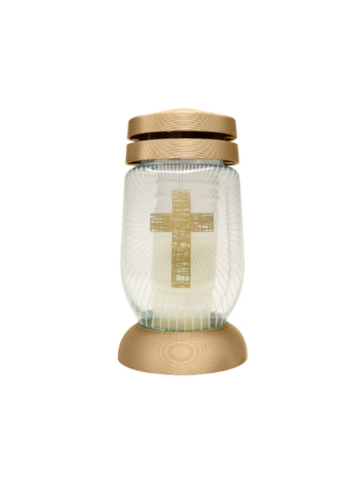 Candelă Bolsius S03 3D 22 cm pentru Coroane Funerare Iași [2]