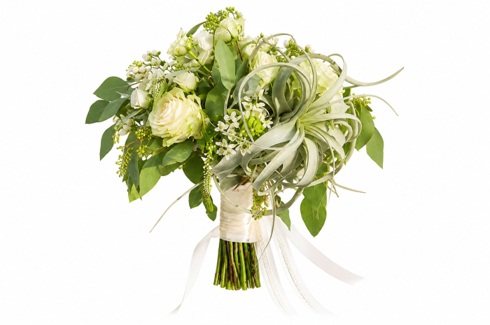 Set Cununie Luxury Air Plant Ivory – Buchet Mireasă și Lumânări Cununie Iași [6]