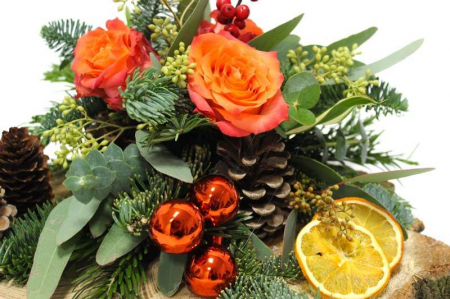 Produse - Buturuga trandafiri si brad