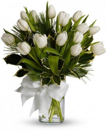 Buchete flori - Buchet 15 lalele albe