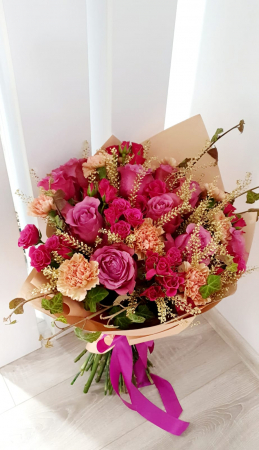 Buchete flori - Buchet trandafiri roz Iasi