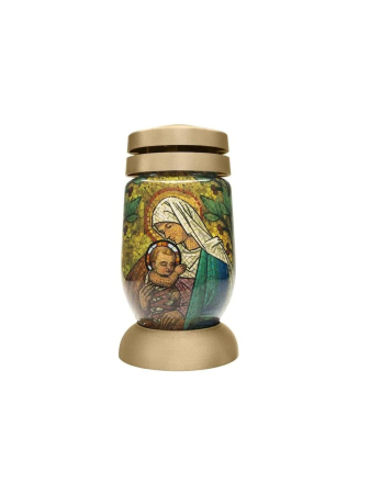 Coroane funerare - Candelă Bolsius S03 3D 22 cm pentru Coroane Funerare Iași