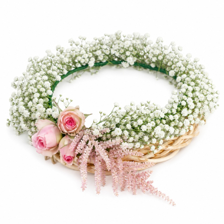 Nunta - coronita-gipsofila-mireasa-domnisoare-iasi
