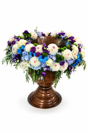 Botez - decor cristelniță botez băiețel Iași flori naturale premium