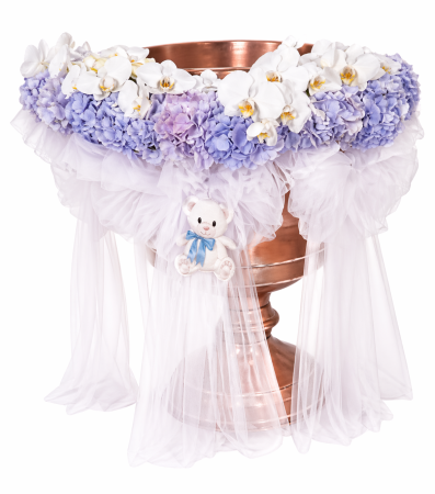 Produse - Decor cristelnita Iasi hortensie si orhidee