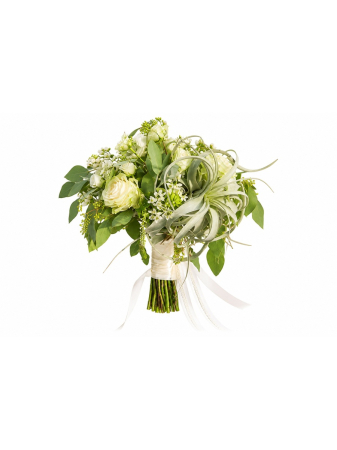 Set Cununie Luxury Air Plant Ivory – Buchet Mireasă și Lumânări Cununie Iași [1]