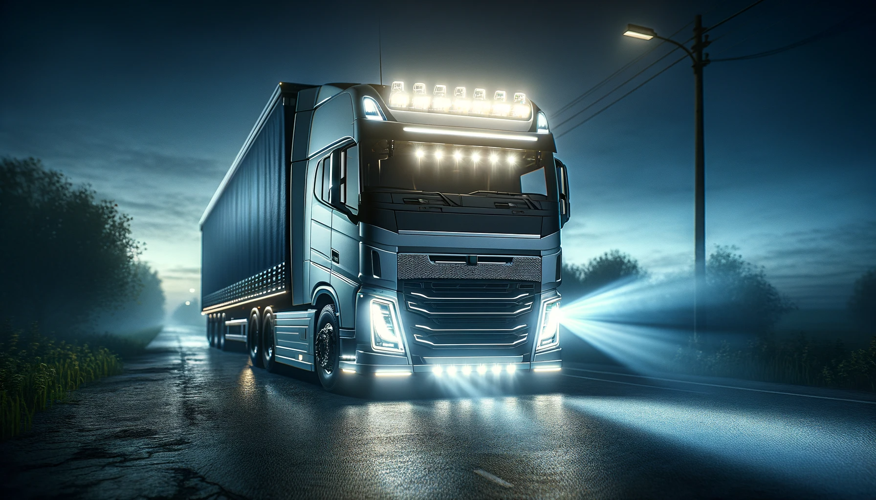 Lumini pentru camion - Faruri LED vs. Xenon vs. Halogen