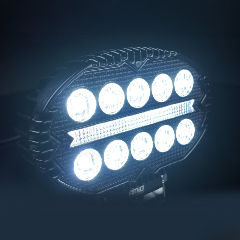 Lampa lucru LED, 45W, 3000 lumeni, lumina alba, galbena, 10-36V, omologata, vehicule, utilaje [4]