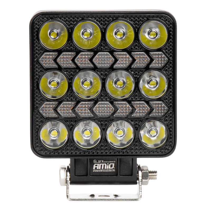 Lampa lucru LED, 36W, 3600 lumeni, lumina alba, galbena, 10-36V, omologata, vehicule, utilaje [6]