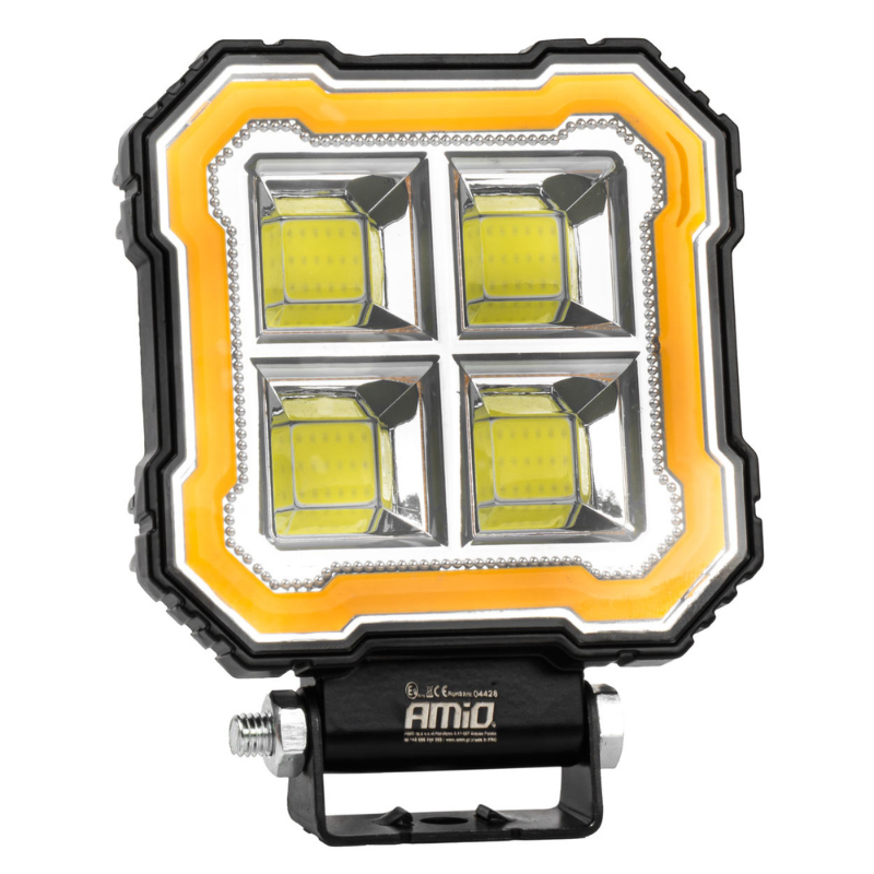 Lampa lucru LED, 48W, 4800 lumeni, lumina alba, galbena, 10-36V, vehicule, utilaje, flood [1]