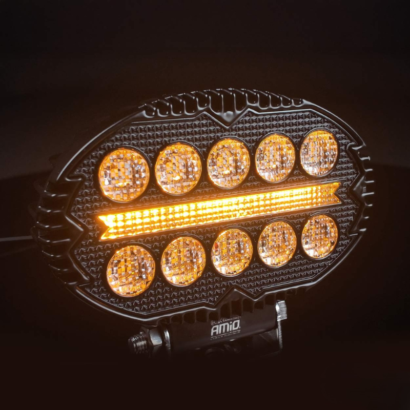Lampa lucru LED, 45W, 3000 lumeni, lumina alba, galbena, 10-36V, omologata, vehicule, utilaje [3]