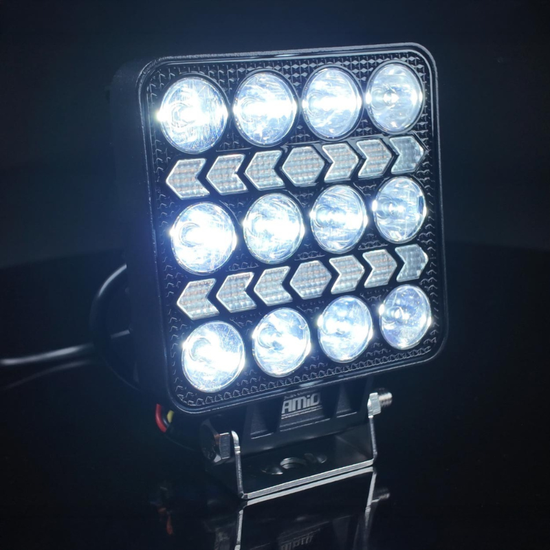 Lampa lucru LED, 36W, 3600 lumeni, lumina alba, galbena, 10-36V, omologata, vehicule, utilaje [4]