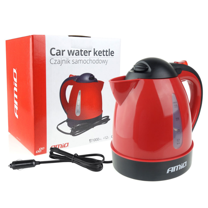 Fierbator auto, 12V, 1L, 120W, priza bricheta, cana incalzire, electric, portabil [5]