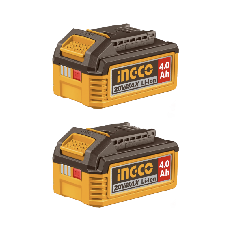 Acumulatori Li-Ion, 20V, 4Ah, set 2 bucati, incarcator rapid 4A inclus, indicator LED nivel energie, compatibilitate gama scule p20s [2]