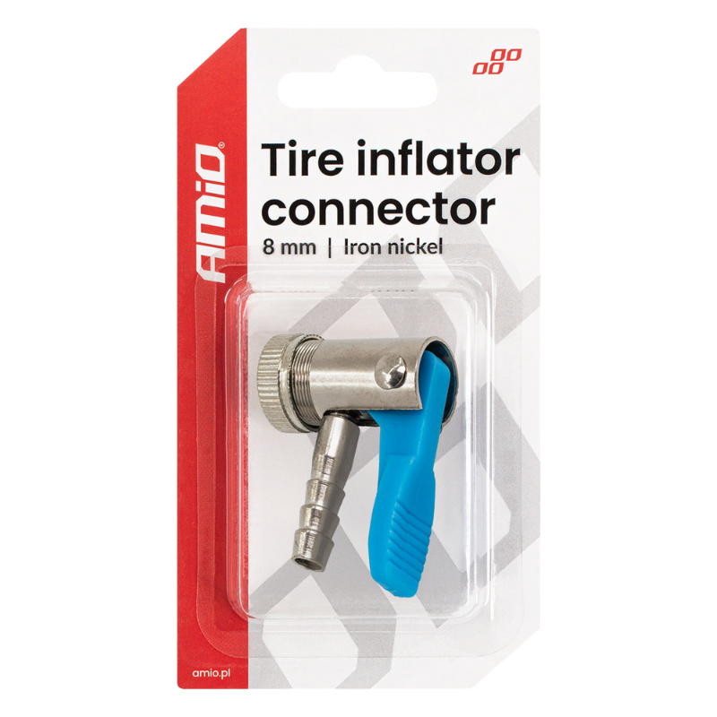 Adaptor compresor, 8mm, cuplare rapida, pentru valva anvelopa, rezistent la coroziune [5]