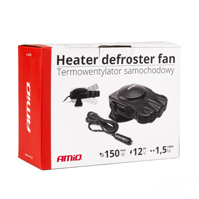 Aeroterma auto, 12V, 150W, dezghetare, incalzire, 3 ventilatoare [6]