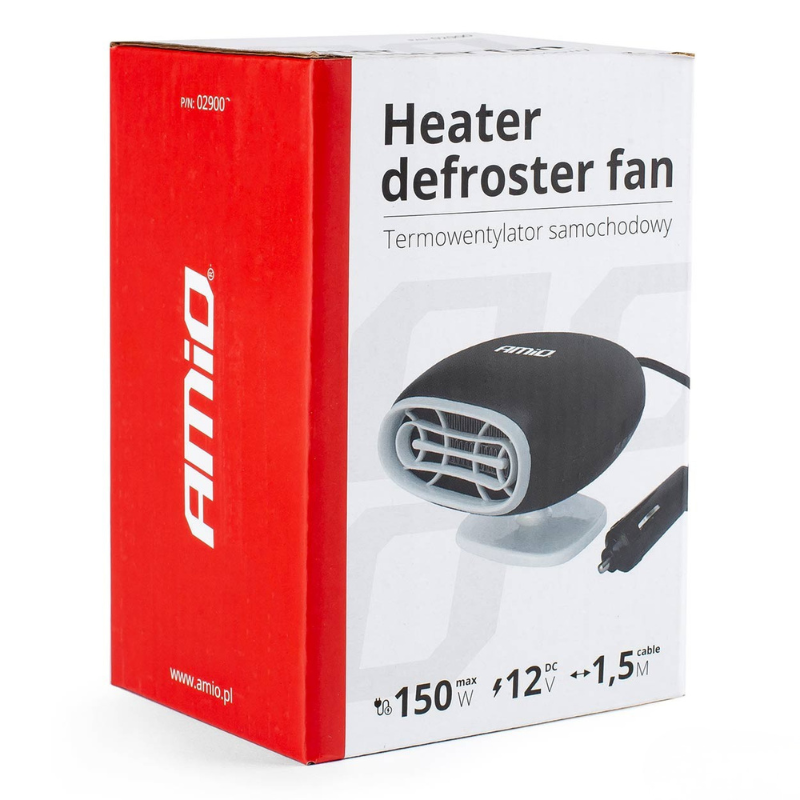 Aeroterma auto, 12V, 150W, dezghetare, incalzire, ventilator, ovoidala [6]