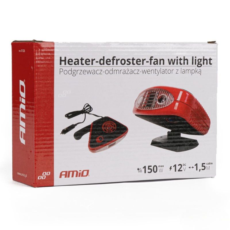 Aeroterma Auto 12V cu Ventilator si Lumina - Incalzitor Degivrator [6]