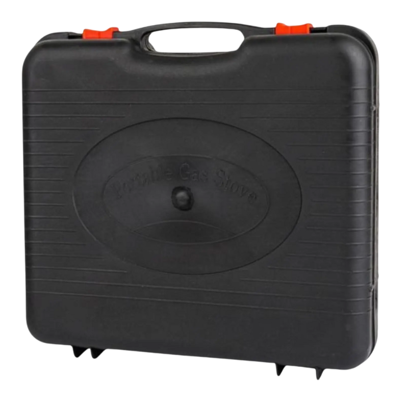 Aragaz portabil camping, aprindere electrica piezo, compatibil butelie gaz butan, senzor presiune integrat, dimensiuni 34 x 26.5 x 11 cm [4]