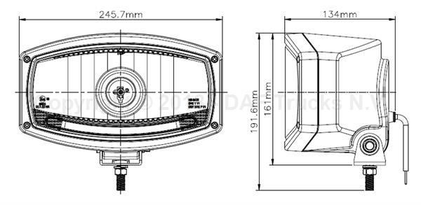 Proiector, Far, TIR, cromat LED inox [8]