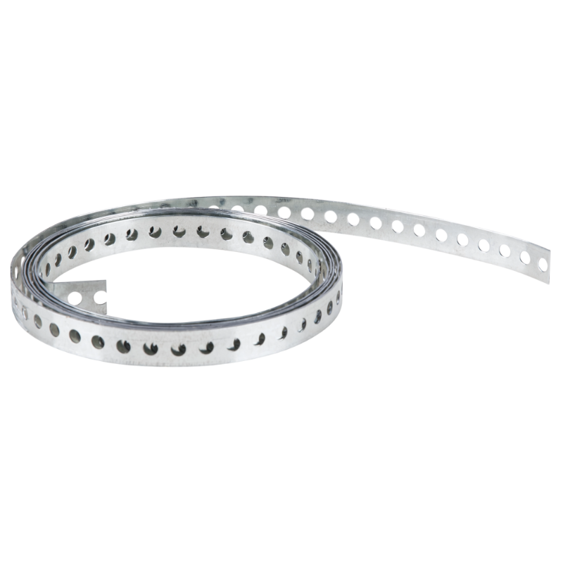 Banda Perforata Otel Zincat, 10m, 7mm, Perforatii Diverse, Robusta, Durabila [1]