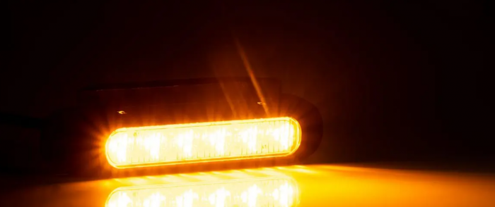Lampa avertizare stroposcop galben portocaliu [2]