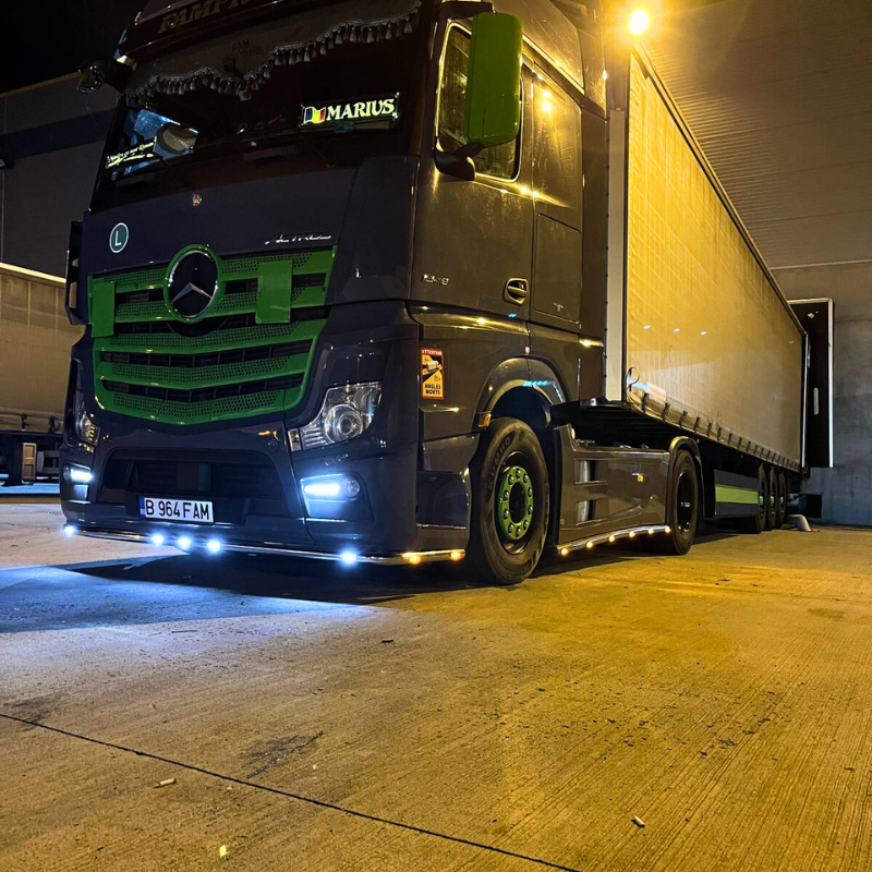 Bara leduri sub laterale, fuste, rezervoare, Actros MP4 - DAUTO MBSB01 [13]