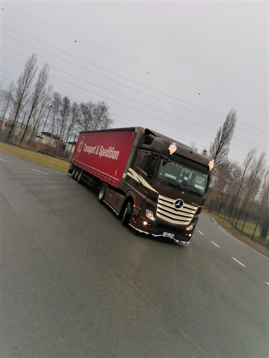 Bara leduri sub masca fata, din 3 elemente pentru Mercedes Actros MP4 [11]