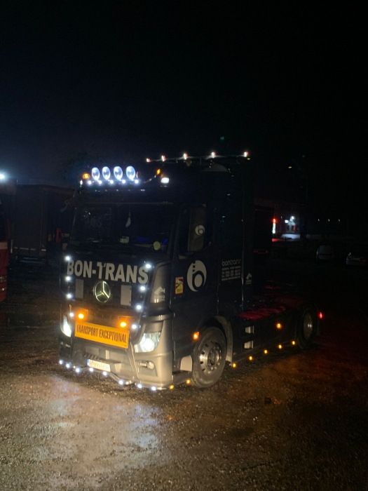 Bara leduri sub masca fata, din 3 elemente pentru Mercedes Actros MP4 [4]
