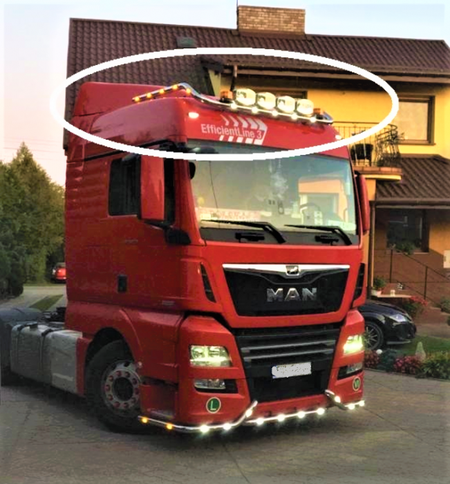 Bara proiectoare, Man TGX, TGA, XXL, XLX [1]