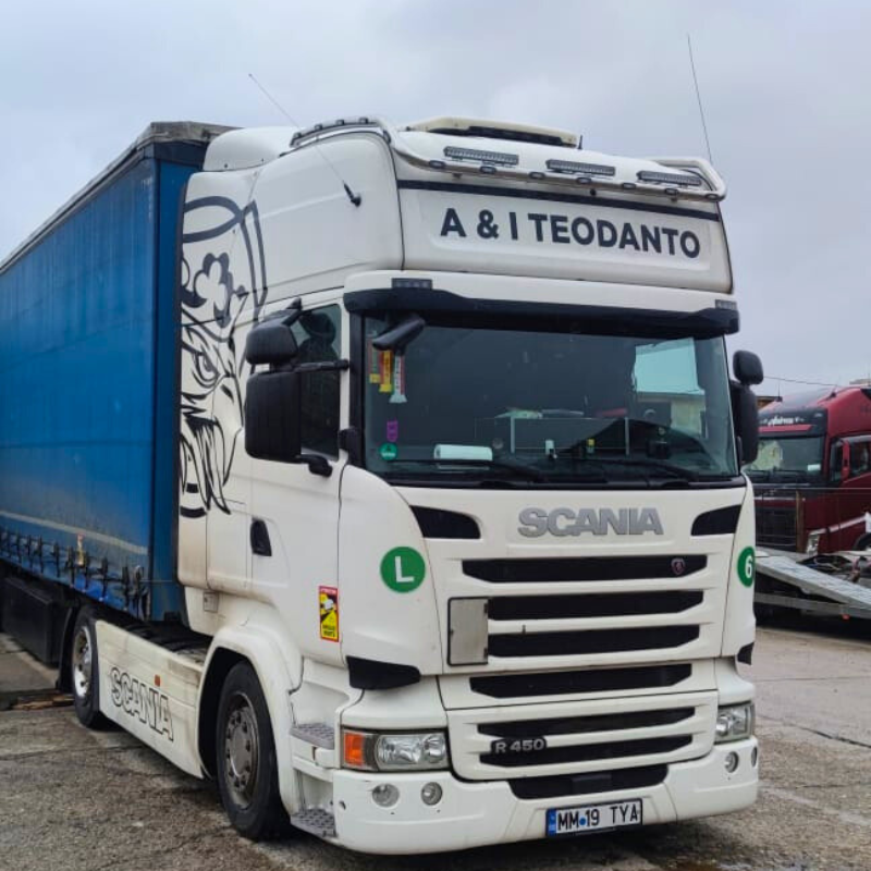Bullbar suport lumini Scania Top Line [3]