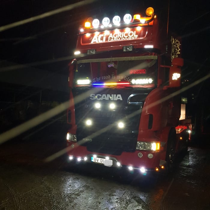 bullbar, suport proiectoare, suport lumini Scania Top Line [8]