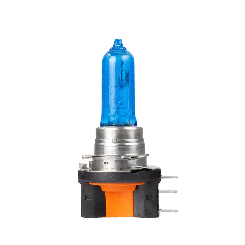 Set 2 Becuri H15, 12V, PGJ23t-1, 55/15W, Albastru Xenon [2]