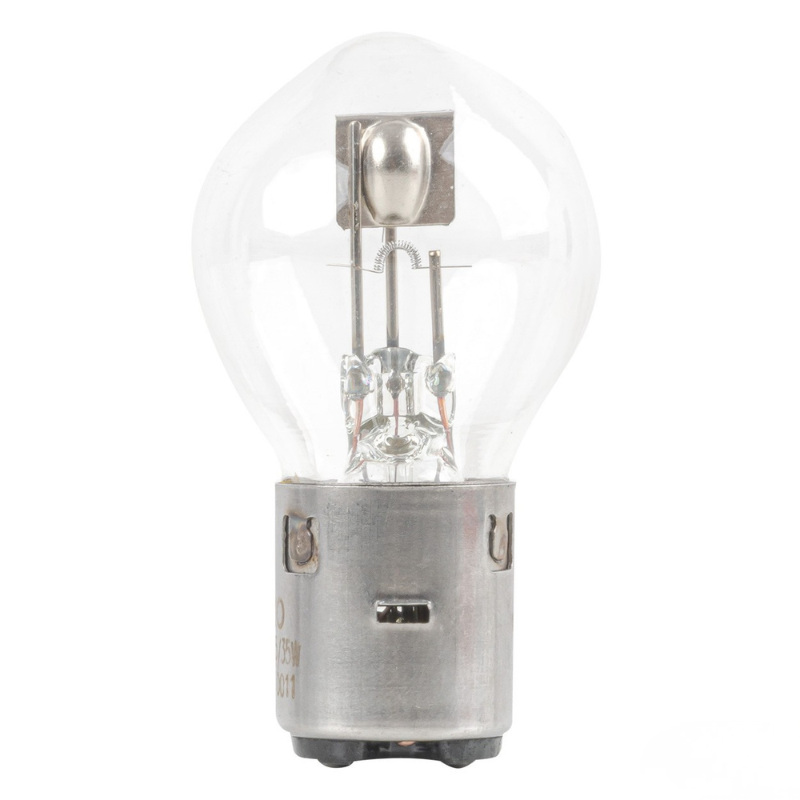Bec Halogen BA20d, S2, 12V, 35/35W, pentru Moto si Scuter, Sticla Clara, 1 Bucata [4]