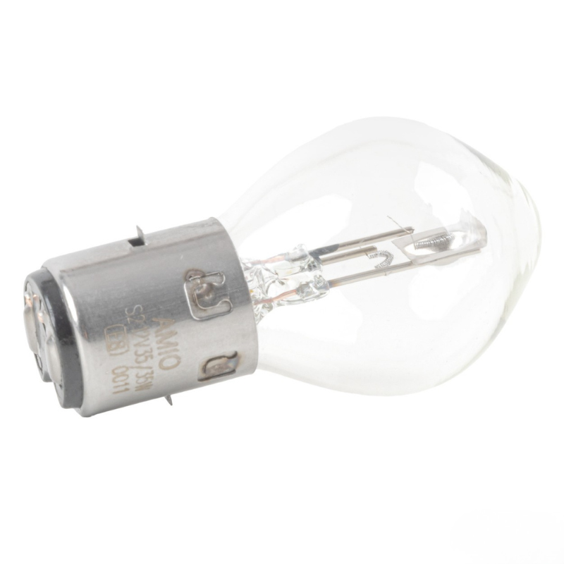 Bec Halogen BA20d, S2, 12V, 35/35W, pentru Moto si Scuter, Sticla Clara, 1 Bucata [5]