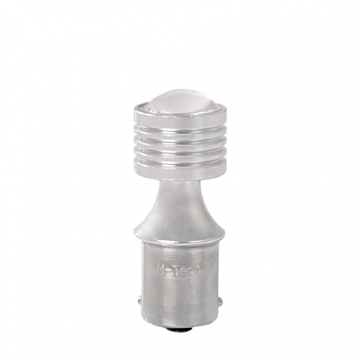 Bec LED, PY21W, BAU15s, 12V, Galben [2]