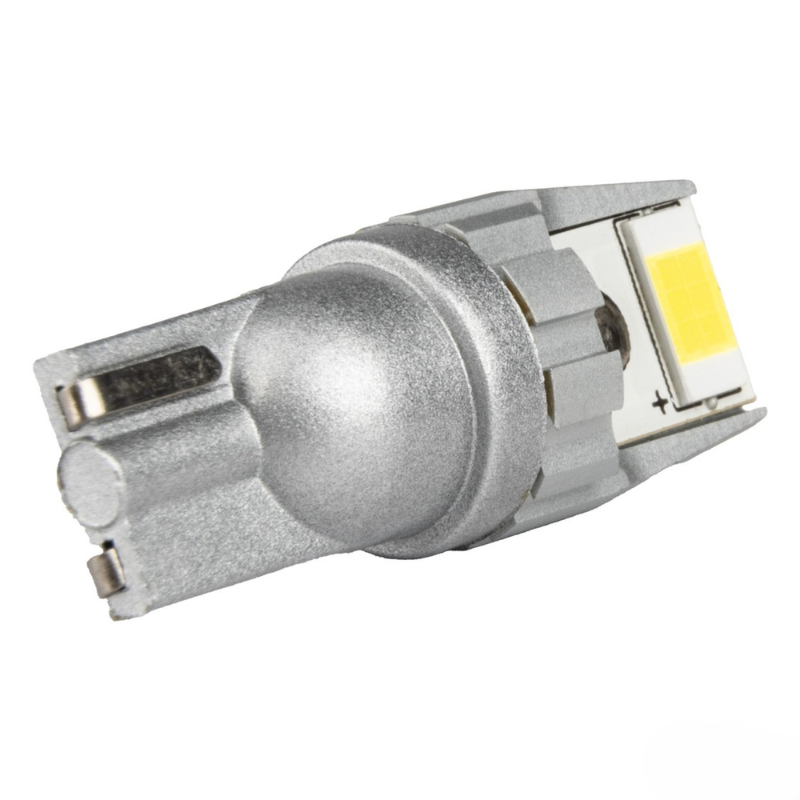 Bec LED CANBUS T10 W5W 2SMD 3570 Alb, 12V/24V [4]