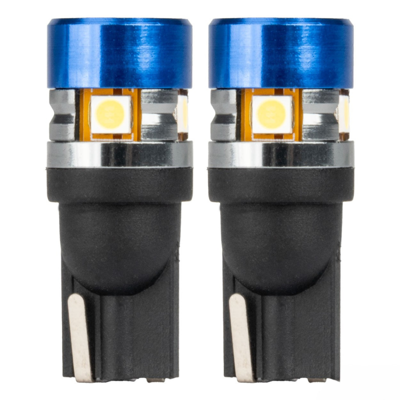 Bec LED CANBUS T10 W5W 5SMD 3030 Alb, 12V/24V [2]