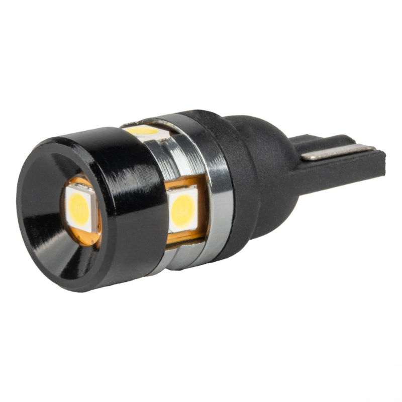 Bec LED CANBUS T10 W5W 5SMD 3030 Alb, 12V/24V [3]