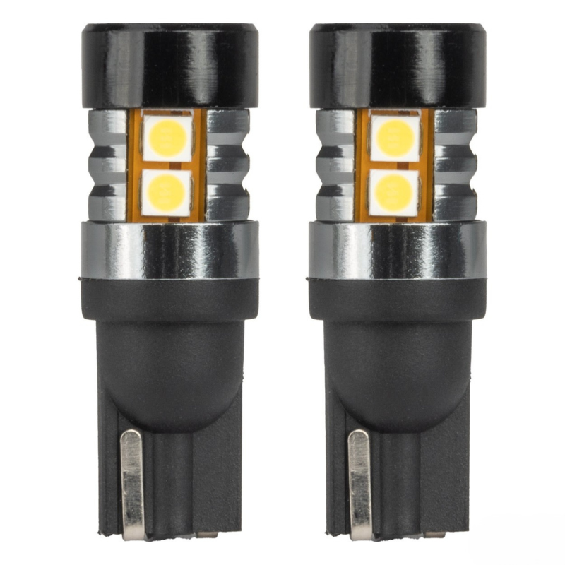 Bec LED CANBUS T10 W5W 9SMD 3030 Alb, 12V/24V [2]