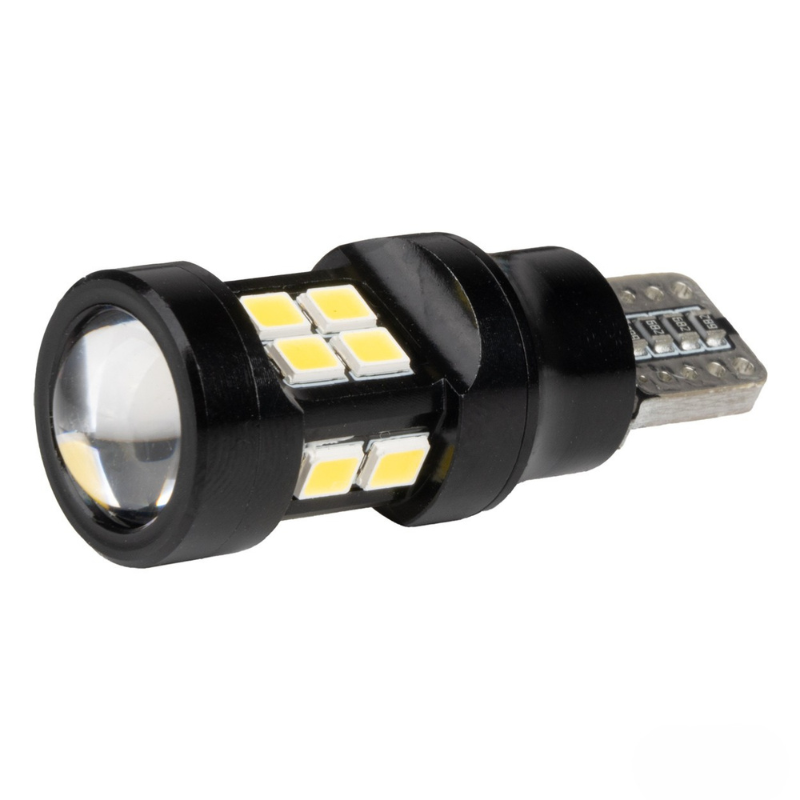 Bec LED CANBUS T15 W16W 15SMD 2835 Alb, 12V/24V - Marsarier/Pozitie [3]