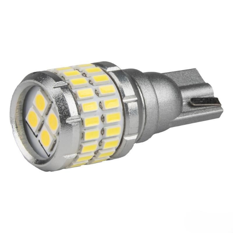 Bec LED CANBUS T15 W16W 48SMD (3014/3030) Alb, 12V/24V - Marsarier/Pozitie [3]