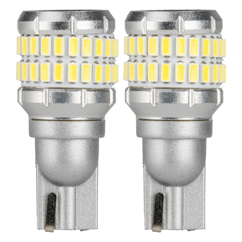 Bec LED CANBUS T15 W16W 48SMD (3014/3030) Alb, 12V/24V - Marsarier/Pozitie [2]